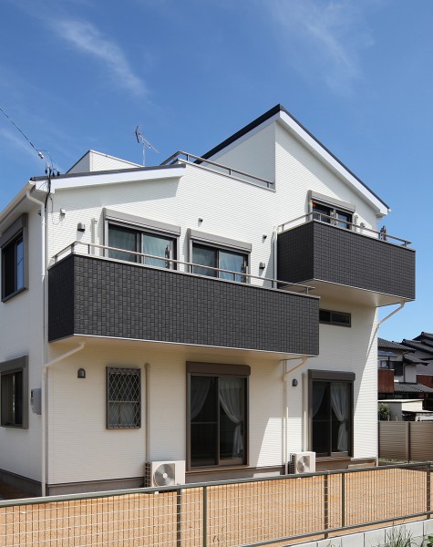 ペントハウスのある家